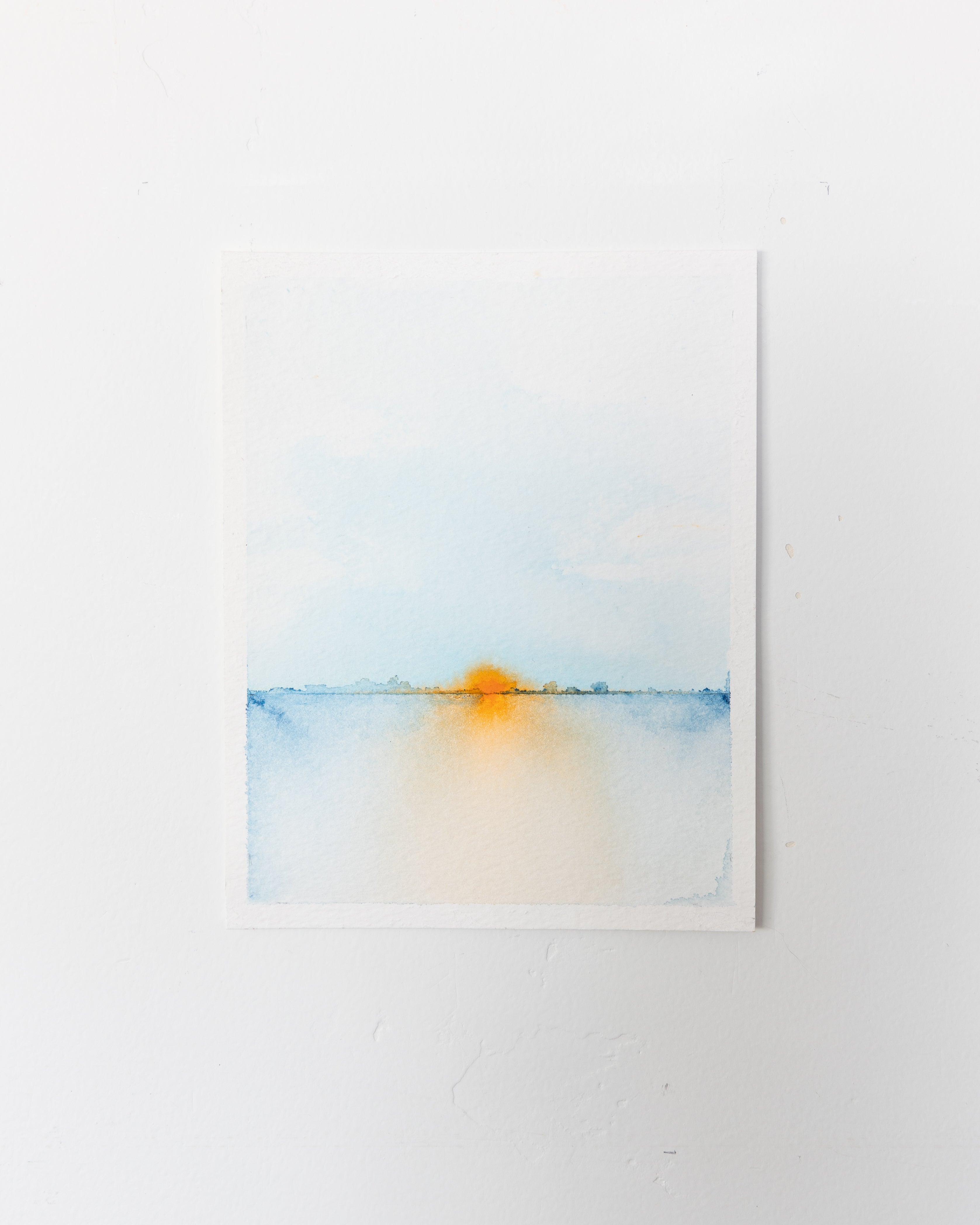 Rise & Fall 09 - Original Watercolor Painting - 5.5 x 7 inches / 14 x ...