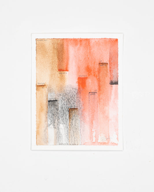 Pillars of Peace - Original Watercolor - 4.5 x 5.75 inches