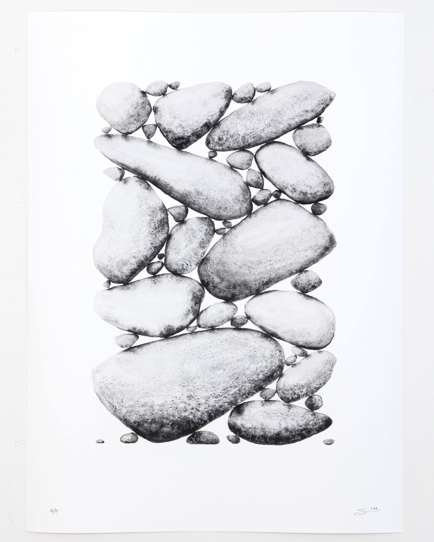 Geoform - Limited Edition of 5 Prints - 16 x 22 inches / 40.5 x 56 cm