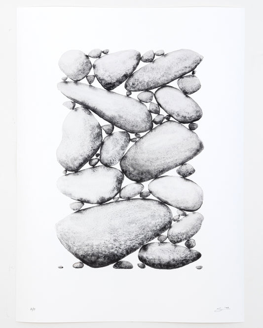 Geoform - Limited Edition of 5 Prints - 16 x 22 inches / 40.5 x 56 cm