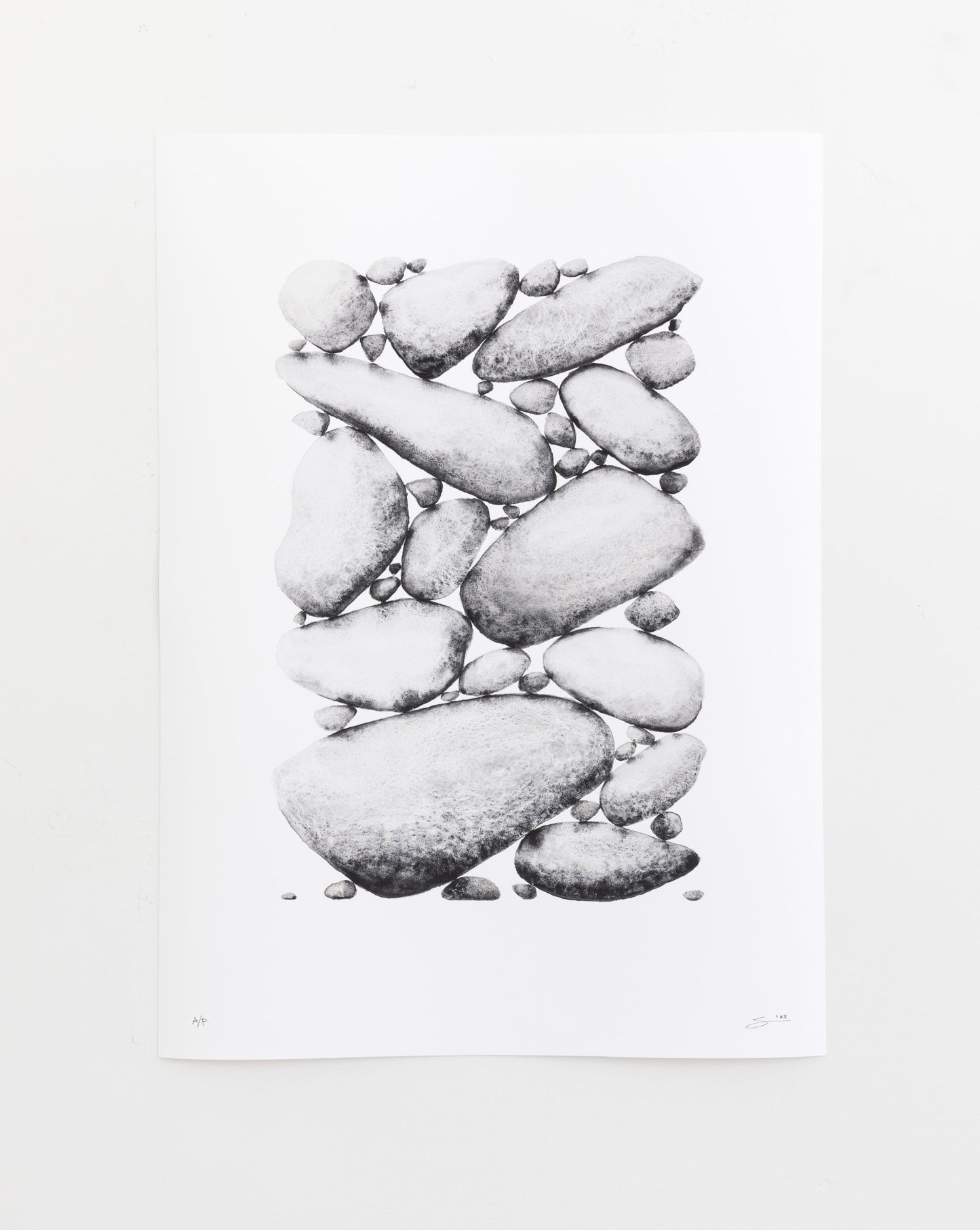 Geoform - Limited Edition of 5 Prints - 16 x 22 inches / 40.5 x 56 cm