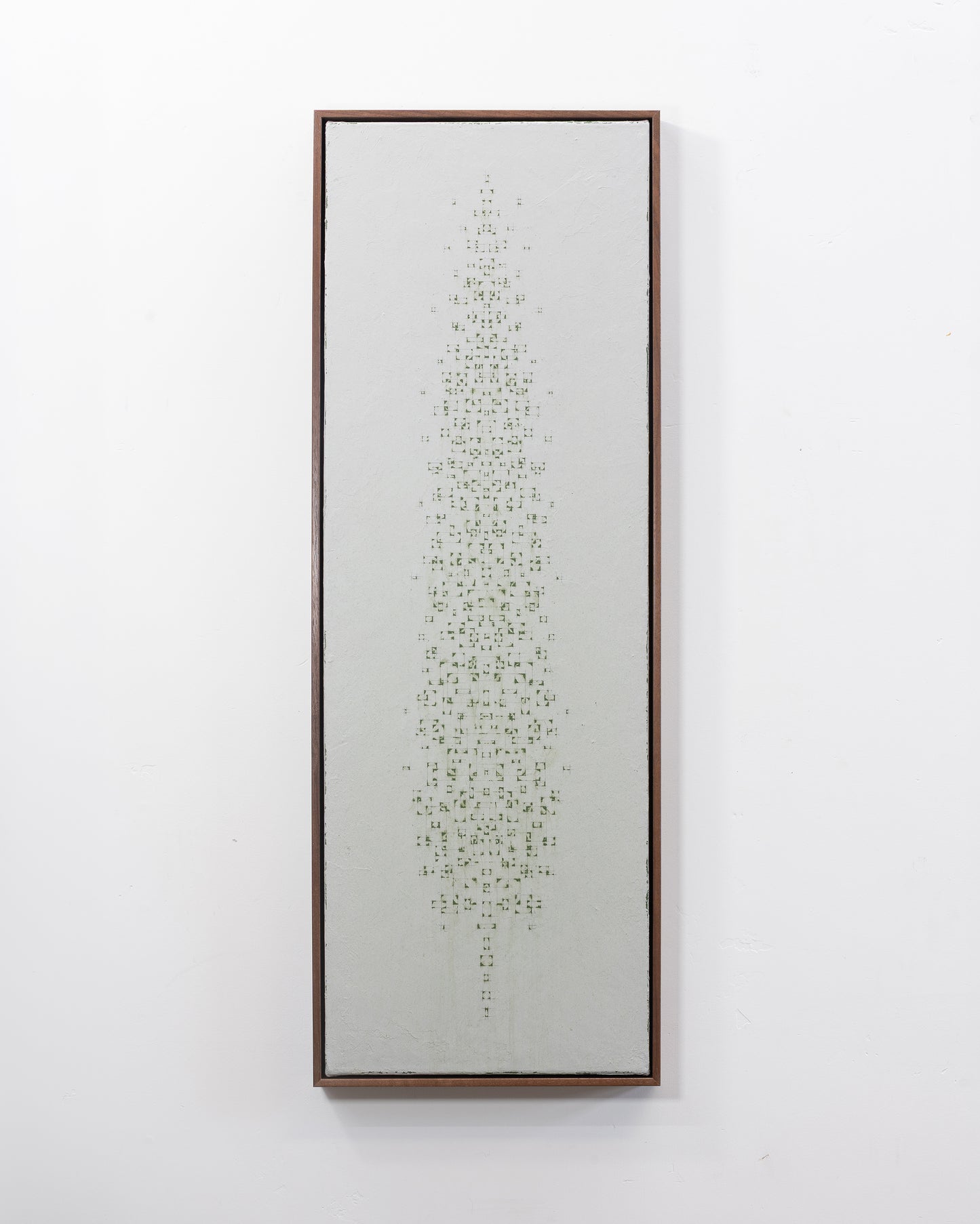 Approaching the Zenith - Acrylic on Canvas - 12 x 36 x 1.5 inches / 13 x 37 x 2 inches framed