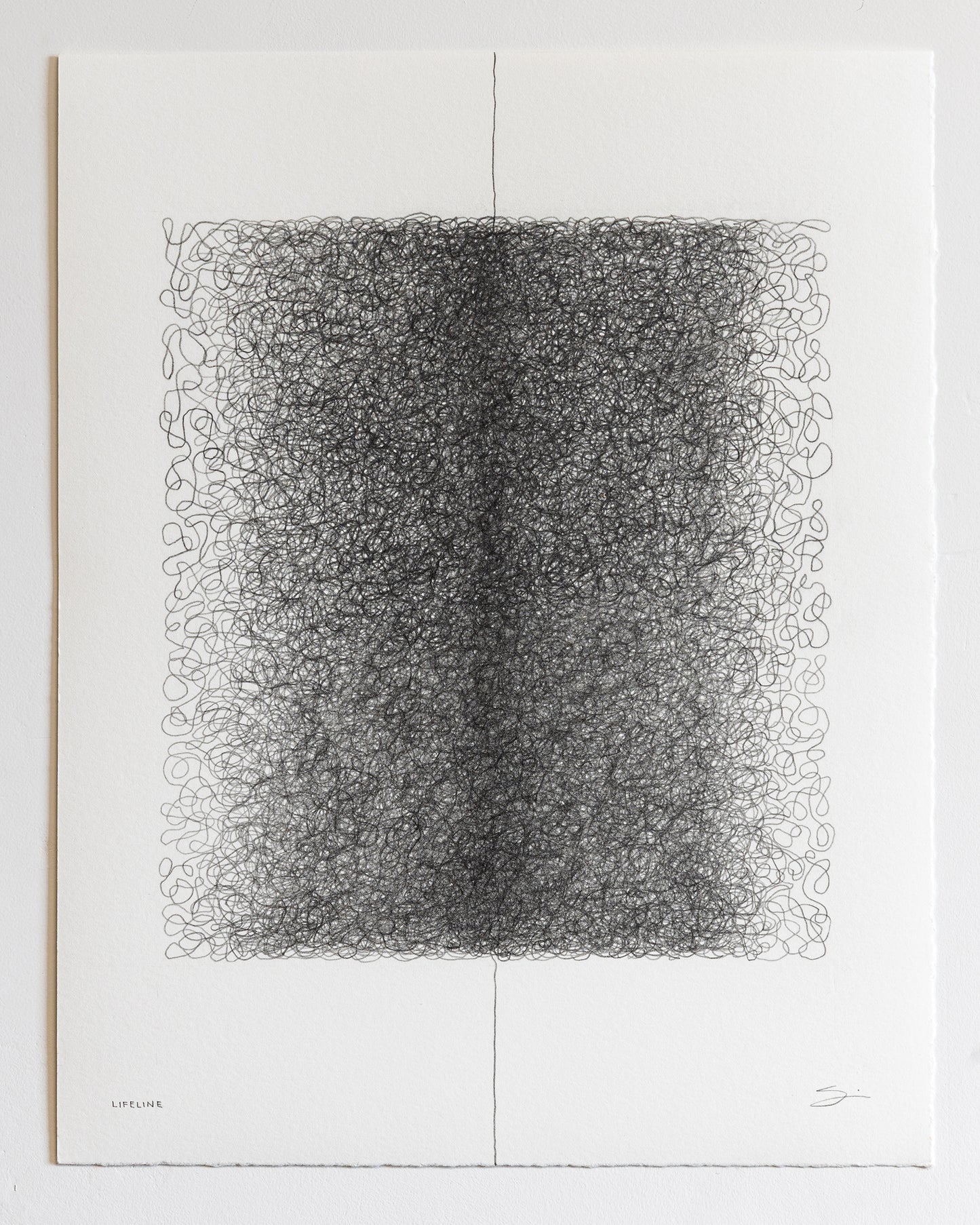 Lifeline - Graphite on paper - 11 x 14 inches unframed