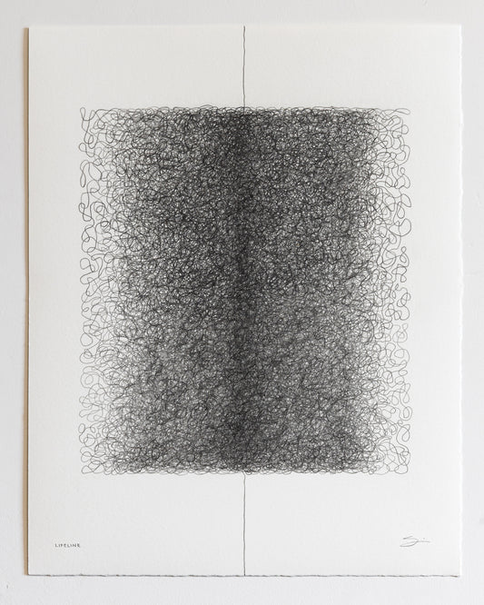 Lifeline - Graphite on paper - 11 x 14 inches unframed