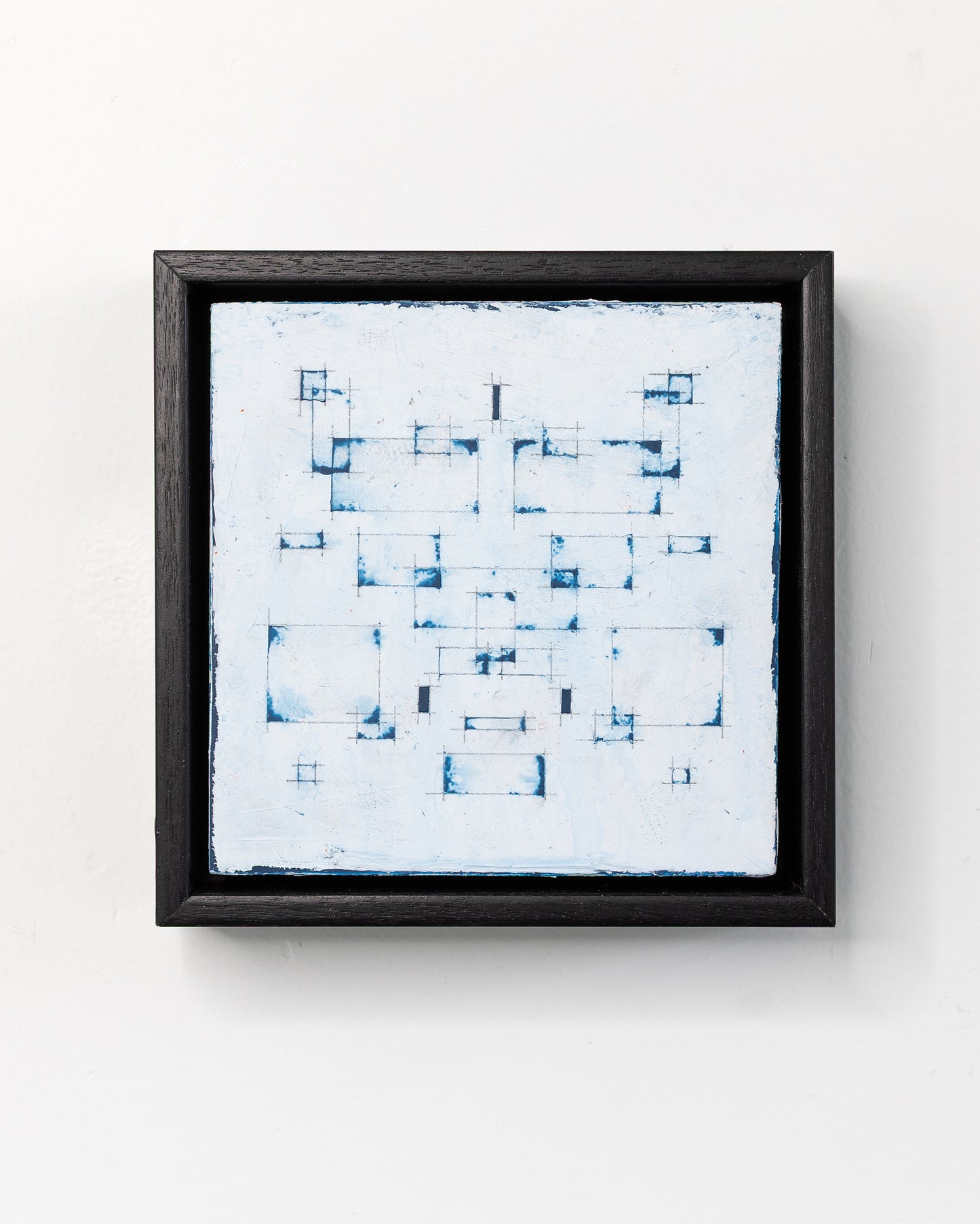 Moments 21 - Acrylic on Panel - 5 x 5 x 1.5 inches / 6 x 6 x 2 inches framed