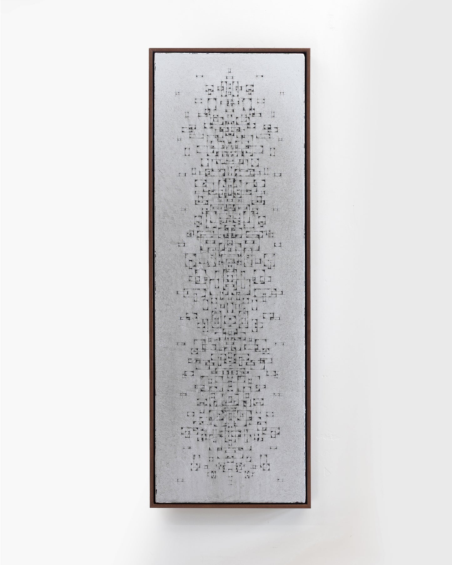 Formality of Space - SC30 - Acrylic on Canvas - 12 x 36 x 1.5 inches / 13 x 37 x 2 inches framed