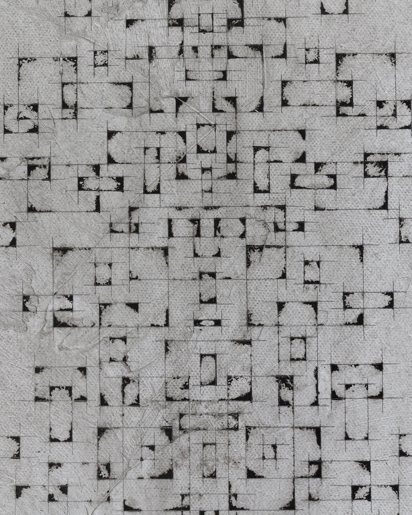 Formality of Space - SC30 - Acrylic on Canvas - 12 x 36 x 1.5 inches / 13 x 37 x 2 inches framed