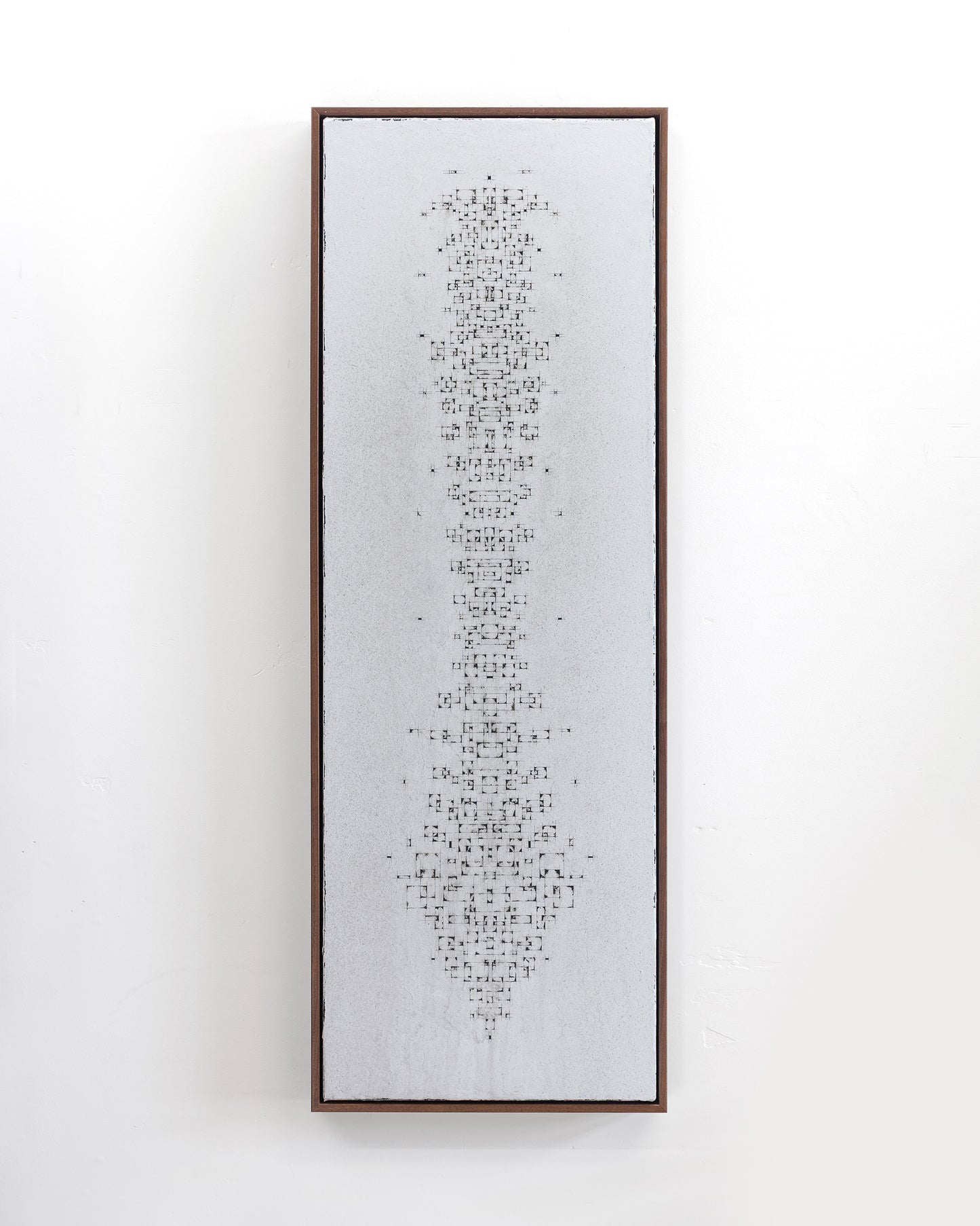 Monumentality - SC29 - Acrylic on Canvas - 12 x 36 x 1.5 inches / 13 x 37 x 2 inches framed