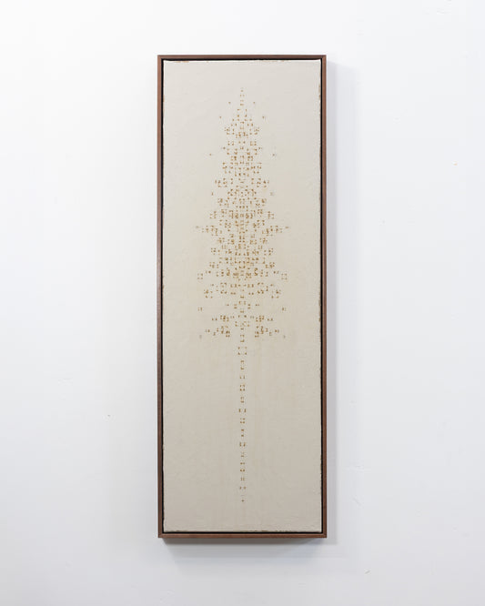 Shimmer of Gold - Acrylic on Canvas - 12 x 36 x 1.5 inches / 13 x 37 x 2 inches framed