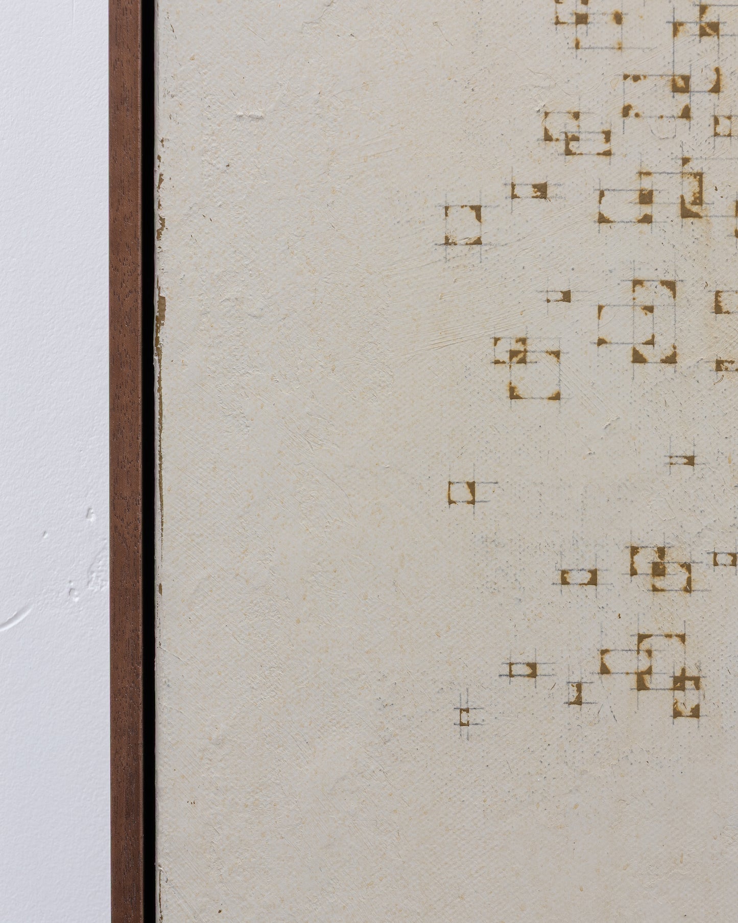 Shimmer of Gold - Acrylic on Canvas - 12 x 36 x 1.5 inches / 13 x 37 x 2 inches framed