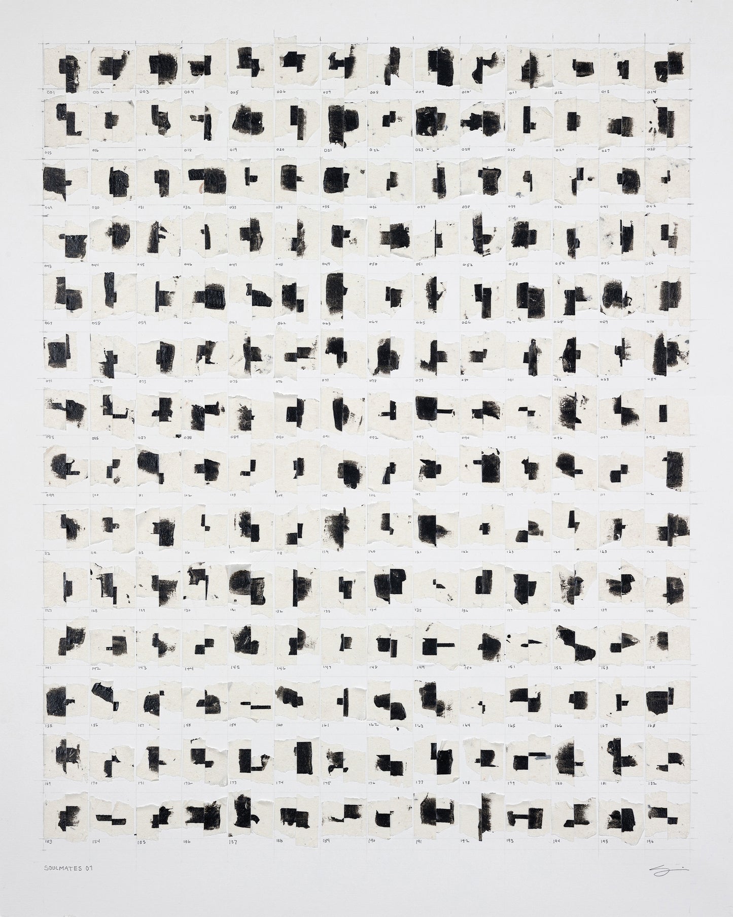 Soulmates 01 - Mixed media on paper - 16 x 20 inches