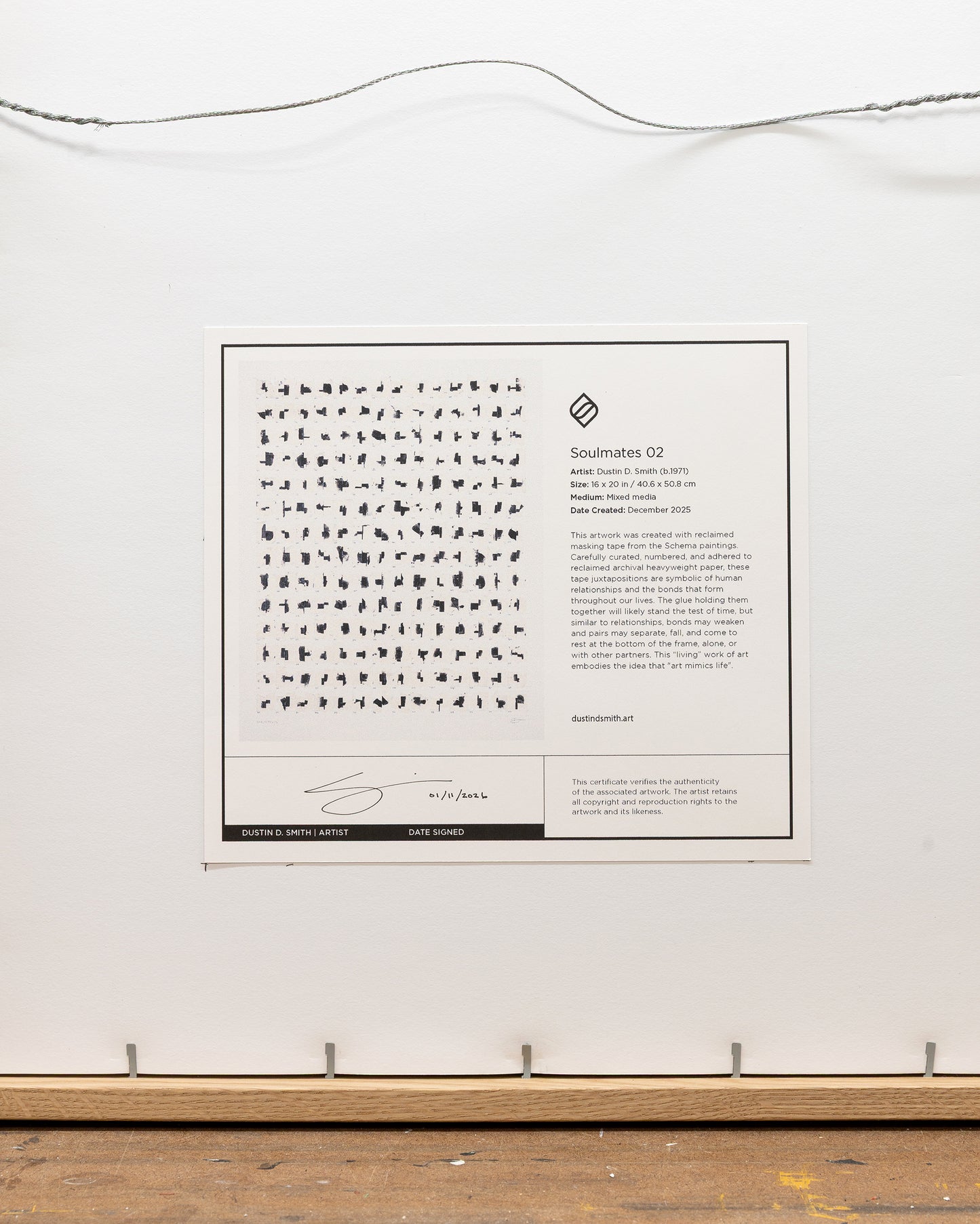 Soulmates 02 - Mixed media on paper - 16 x 20 inches