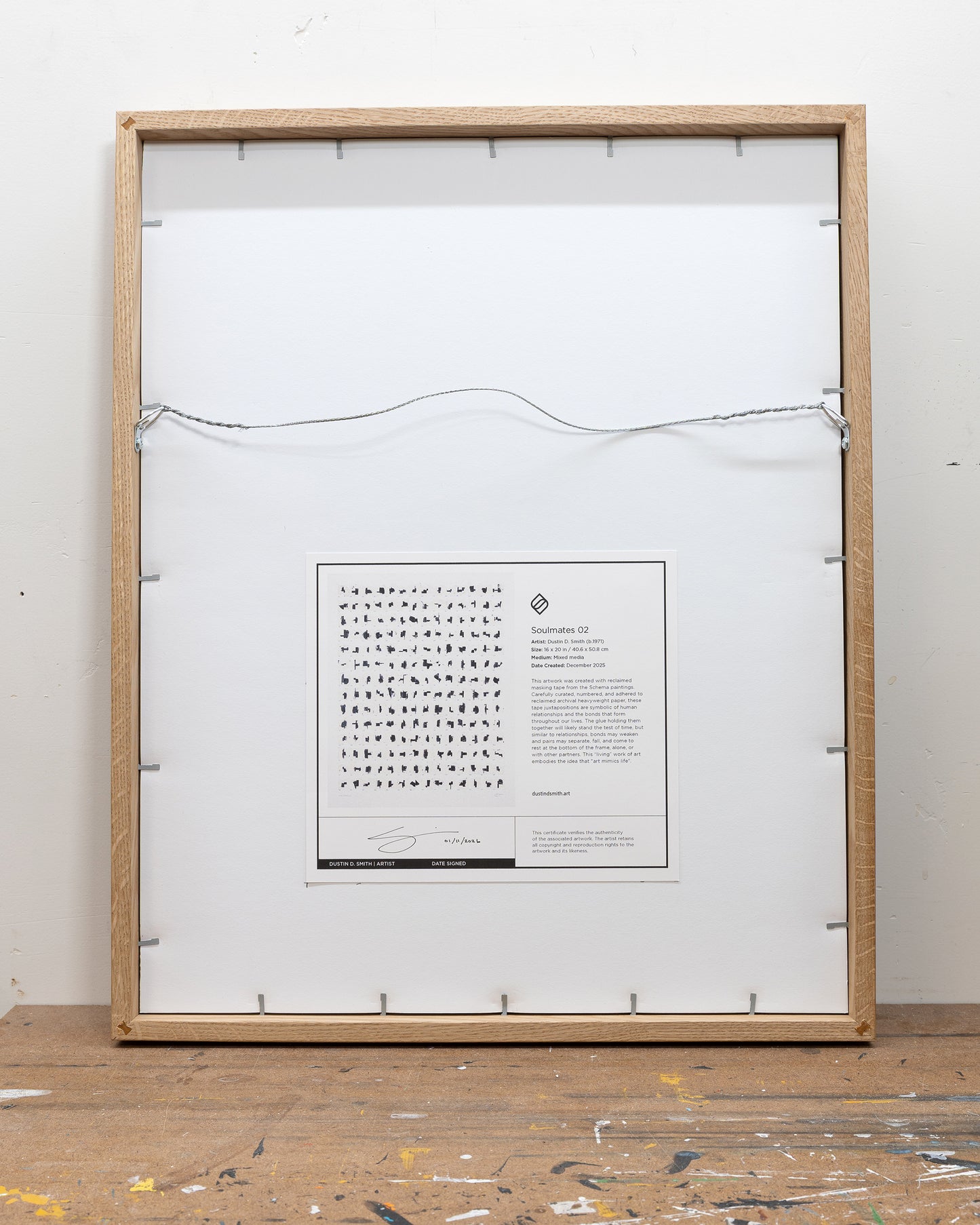 Soulmates 02 - Mixed media on paper - 16 x 20 inches