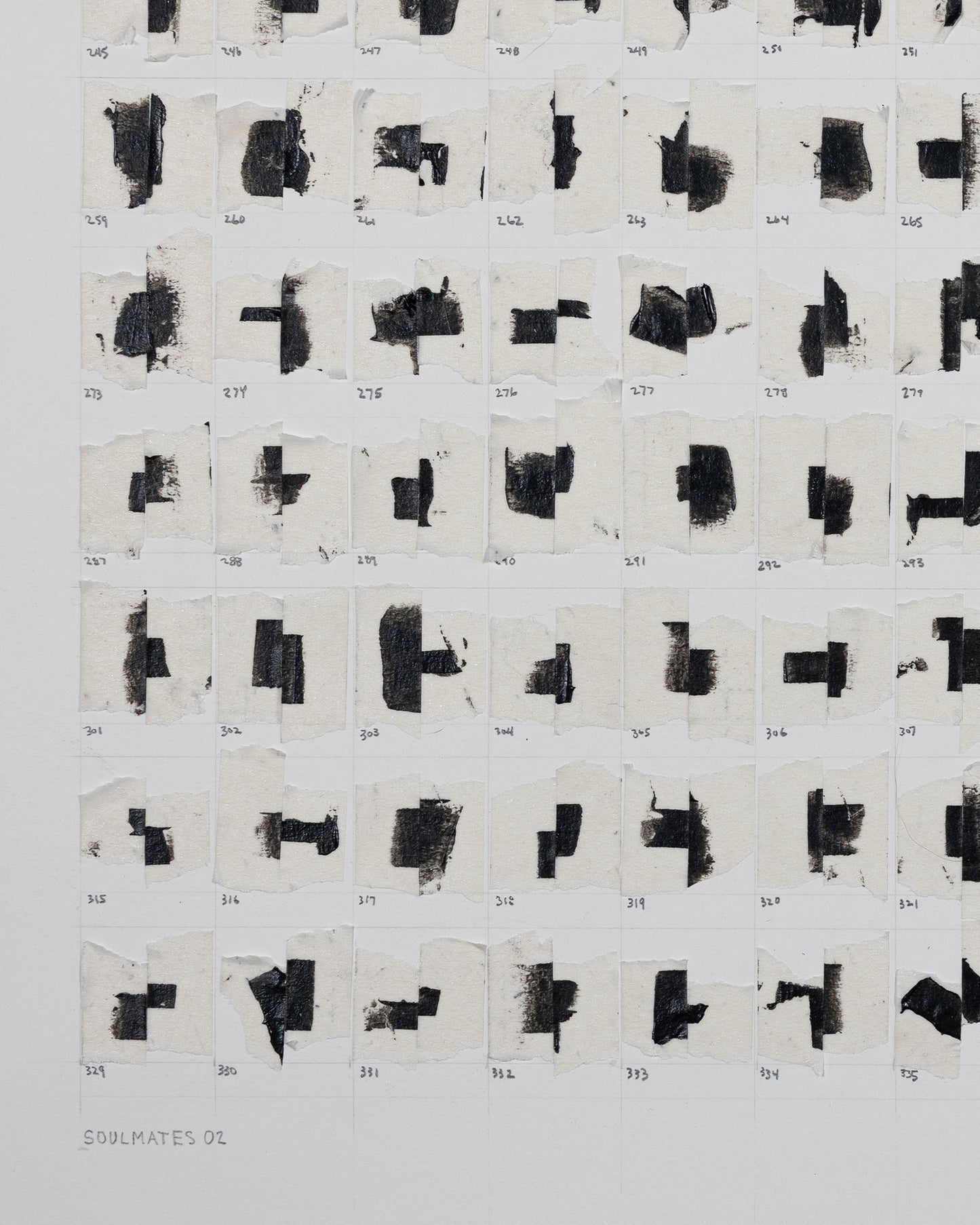 Soulmates 02 - Mixed media on paper - 16 x 20 inches