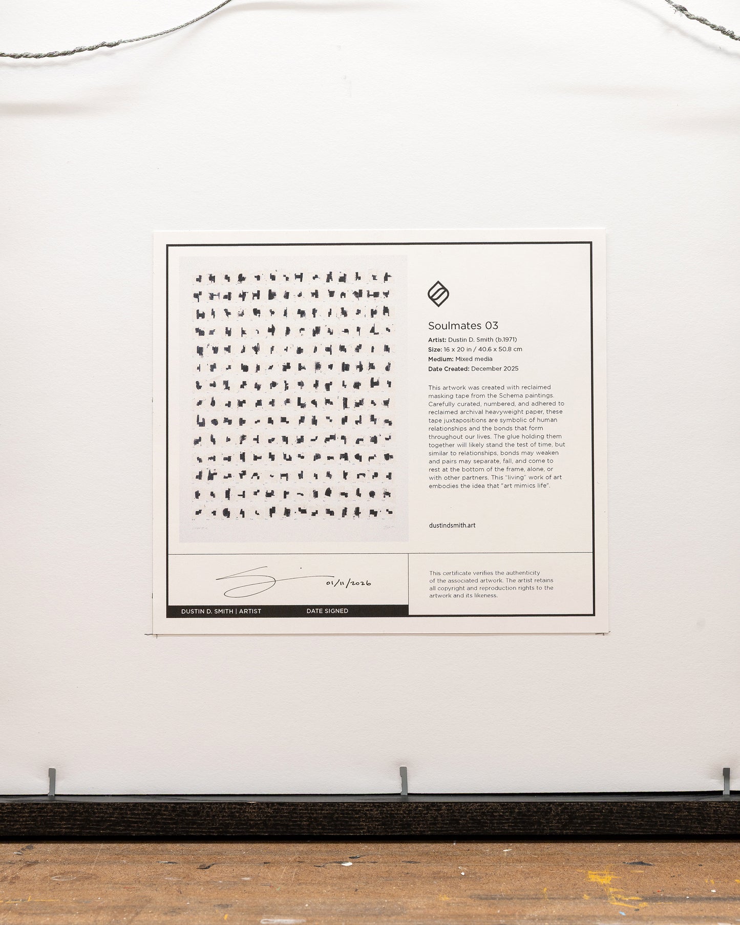 Soulmates 03 - Mixed media on paper - 16 x 20 inches