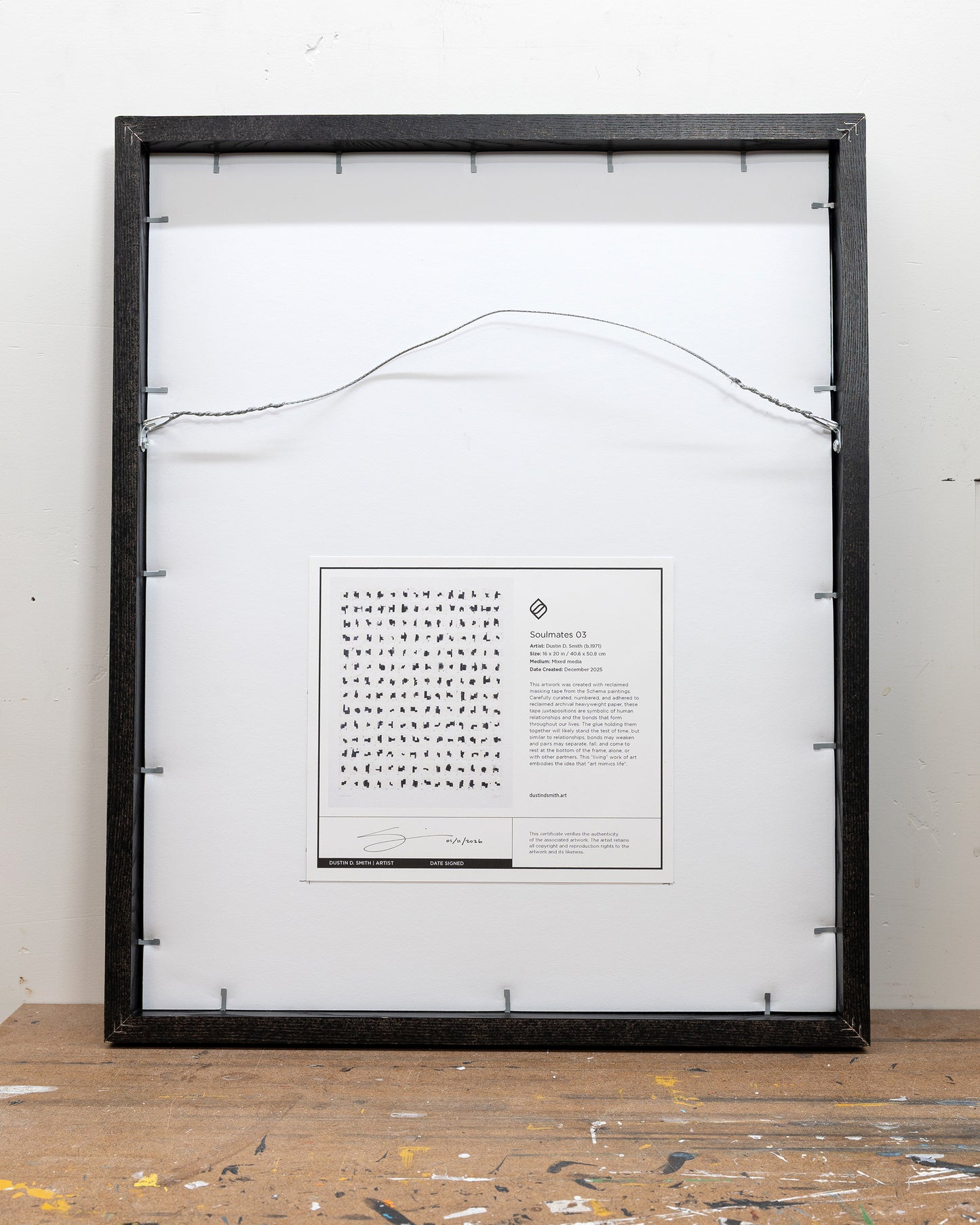 Soulmates 03 - Mixed media on paper - 16 x 20 inches