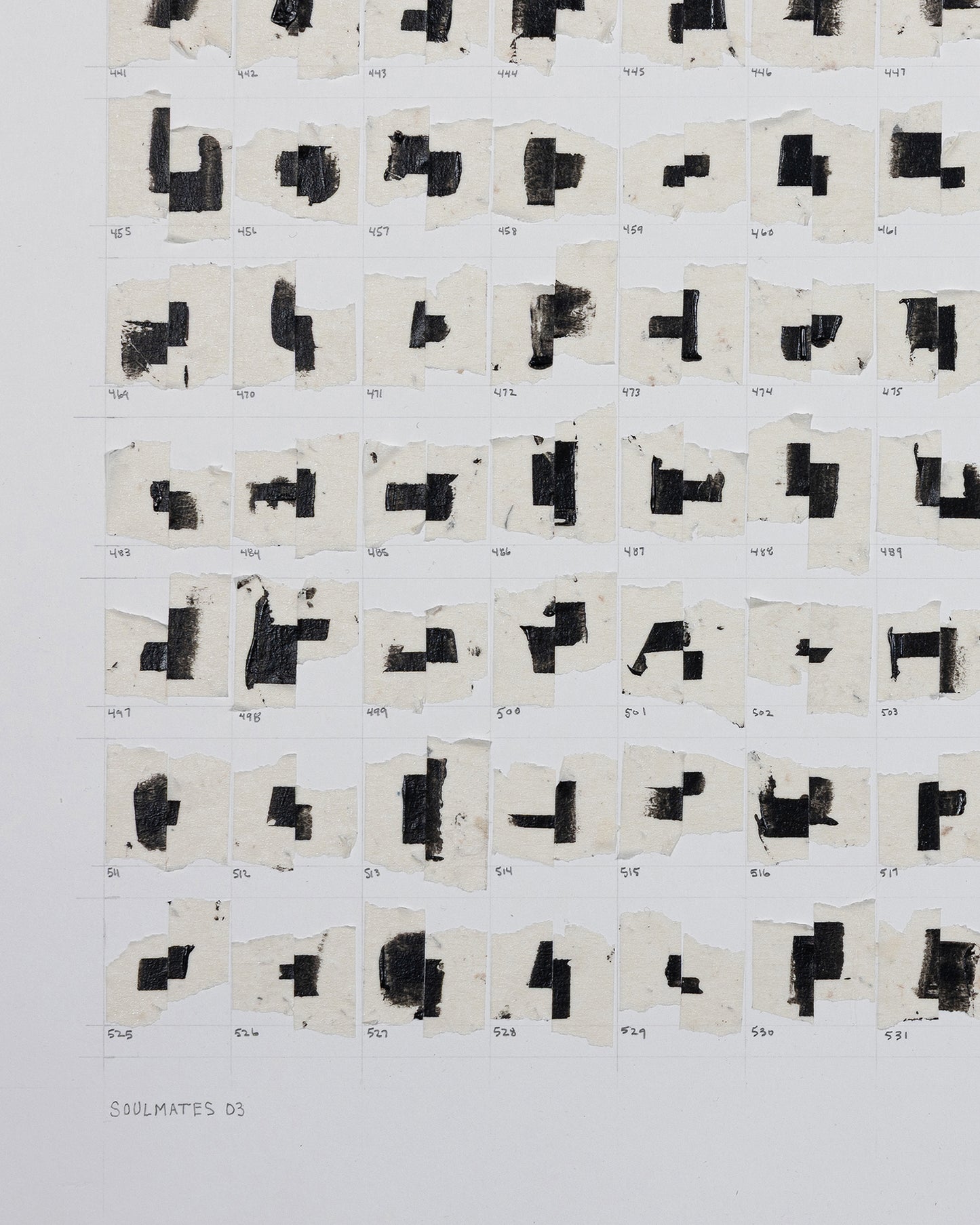 Soulmates 03 - Mixed media on paper - 16 x 20 inches