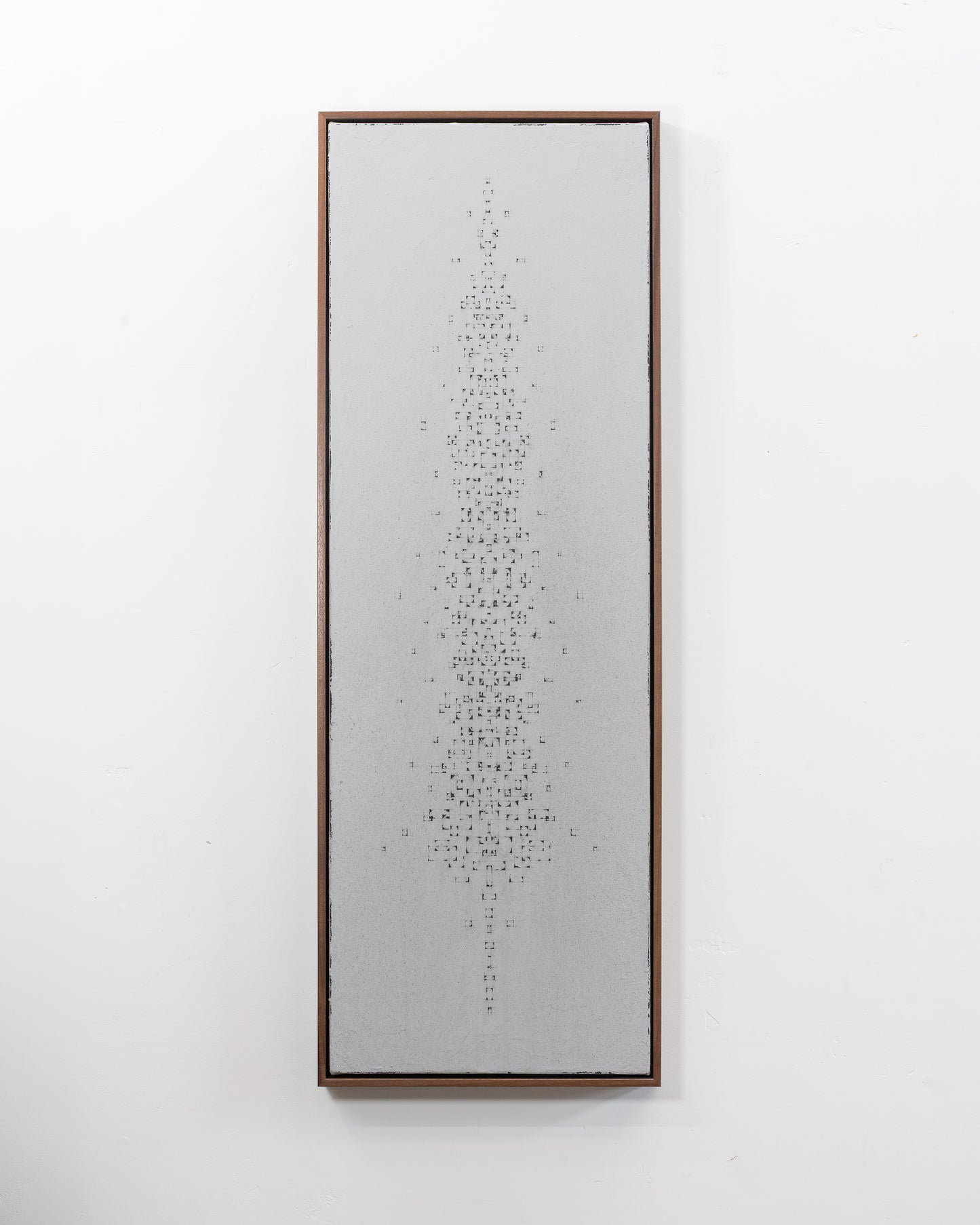 While it Smolders - Acrylic on Canvas - 12 x 36 x 1.5 inches / 13 x 37 x 2 inches framed