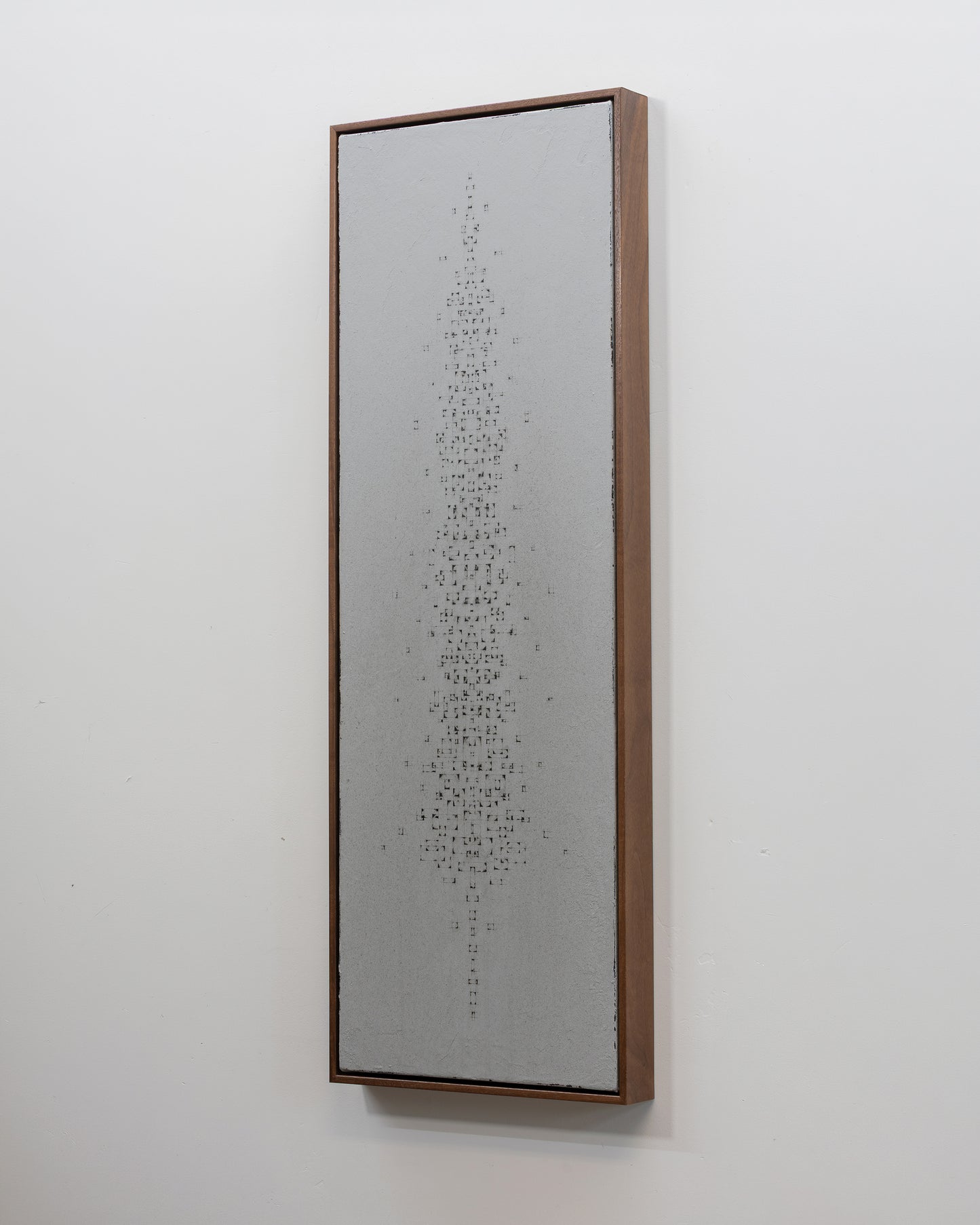 While it Smolders - Acrylic on Canvas - 12 x 36 x 1.5 inches / 13 x 37 x 2 inches framed