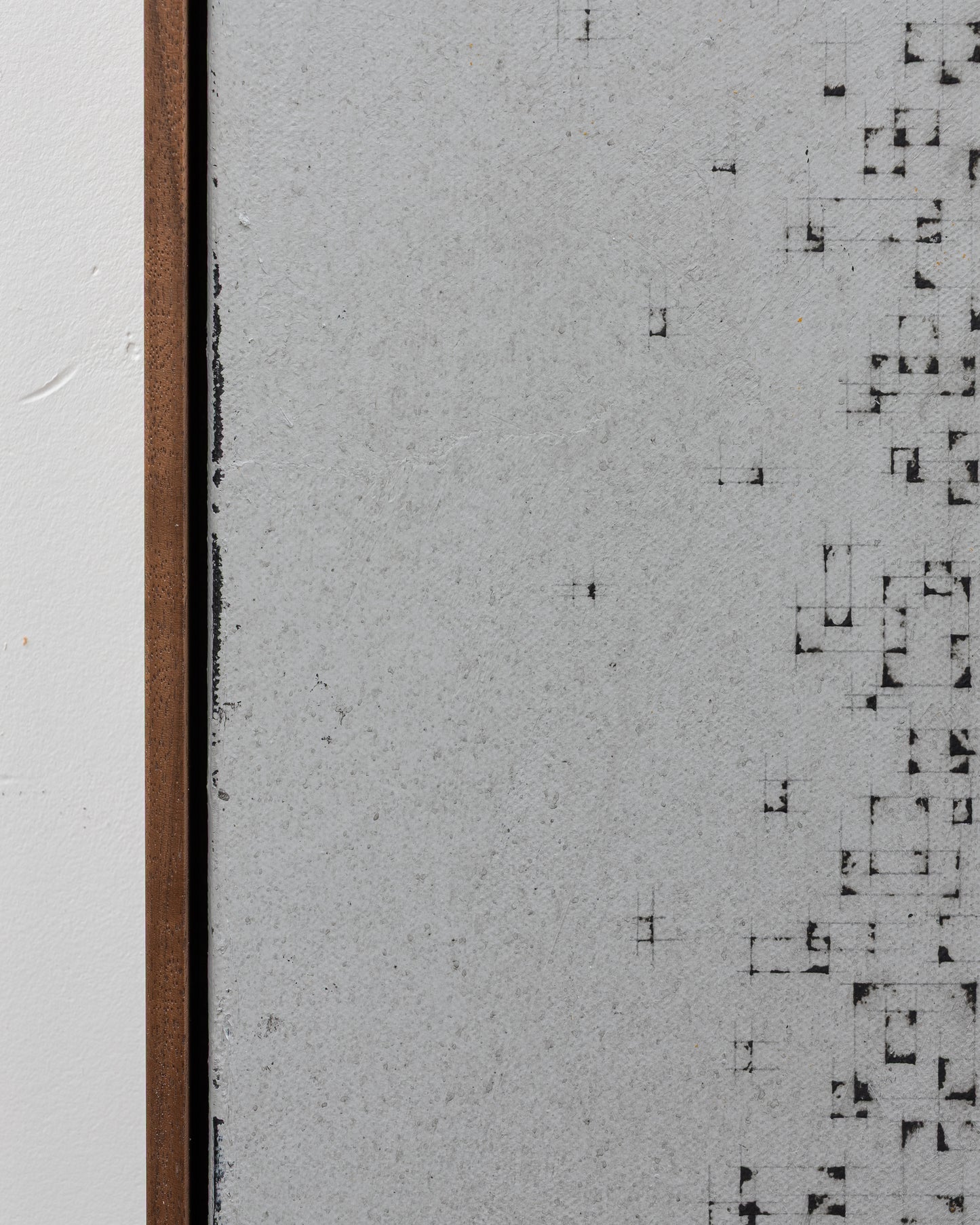 While it Smolders - Acrylic on Canvas - 12 x 36 x 1.5 inches / 13 x 37 x 2 inches framed