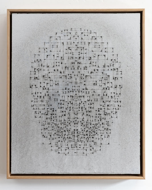 Lasting Vestiges - SC31 - Acrylic on Panel - 16 x 20 x 1.5 inches / 17 x 21 x 2 inches framed