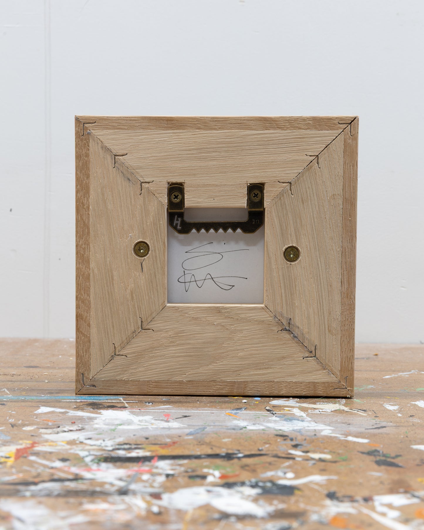 Survival 07 - Ceramic panel - 6 x 6 x 2 inches framed