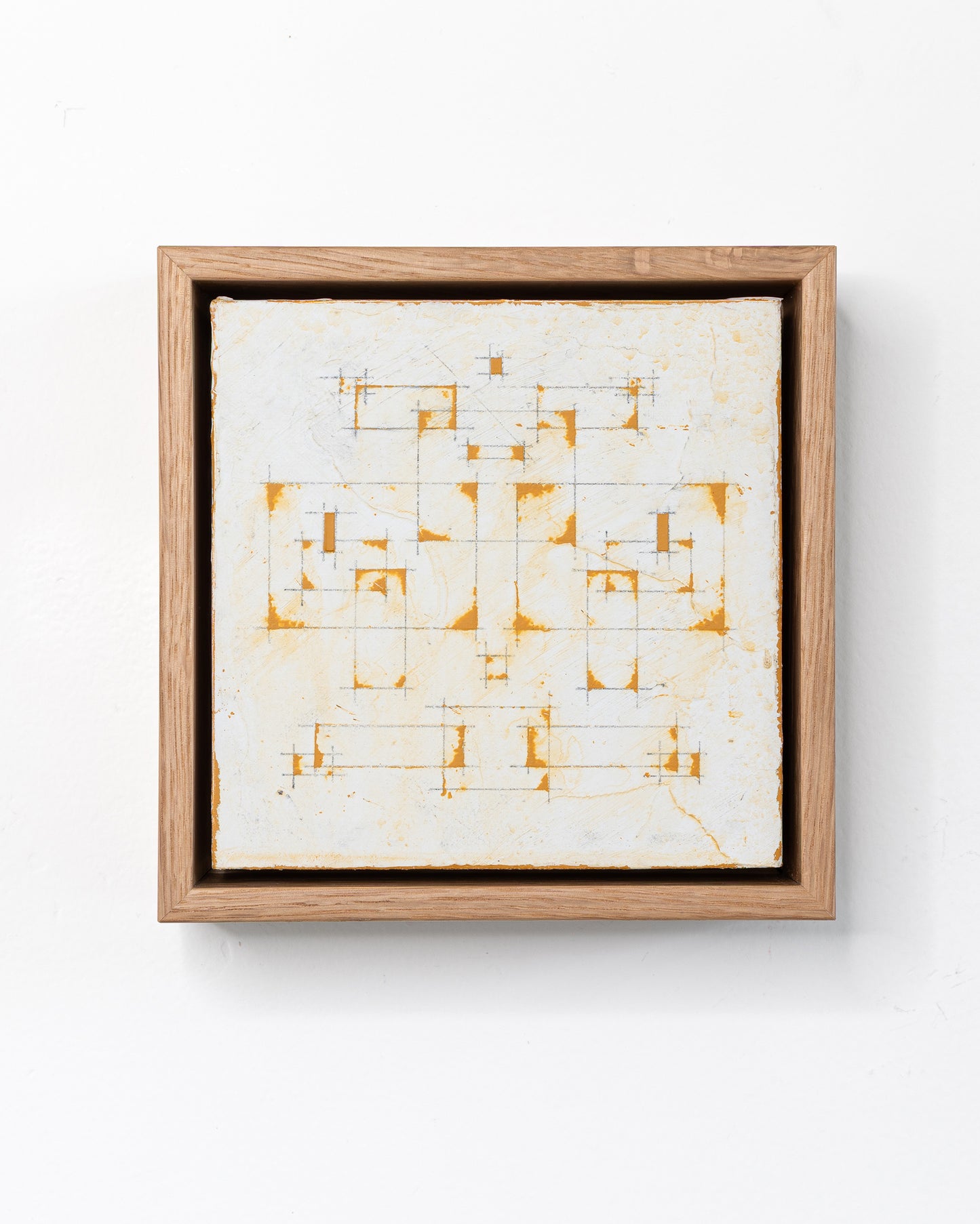 Moments 20 - Acrylic on Panel - 5 x 5 x 1.5 inches / 6 x 6 x 2 inches framed